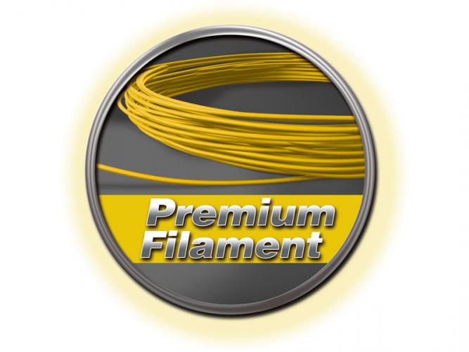 Premium Filament gelb 50g-Ring